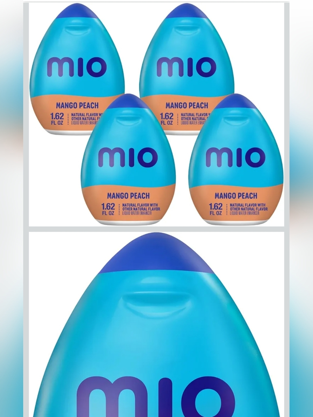 NIP MiO Mango Peach Liquid Water Enhancer 4-Pack